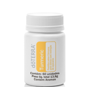 Turmeric Pastilha sabor cúrcuma para dietas com ingestão controlada de açúcares